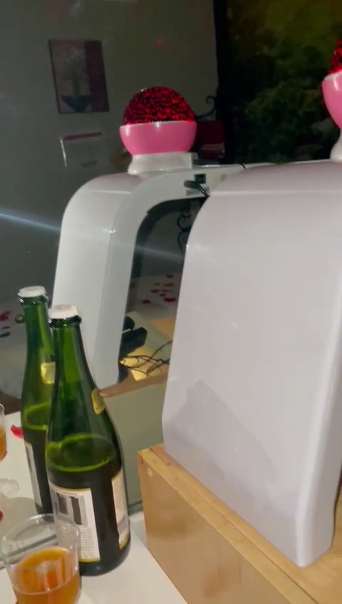 Nail care stations with polished tools