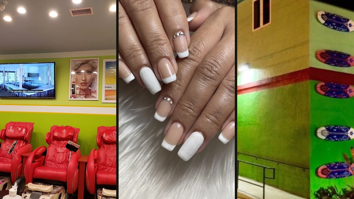 Hair coloring services inside a clean salon