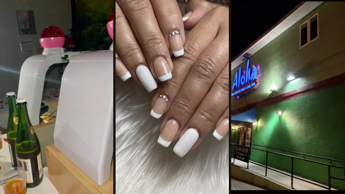 Nail care stations with polished tools
